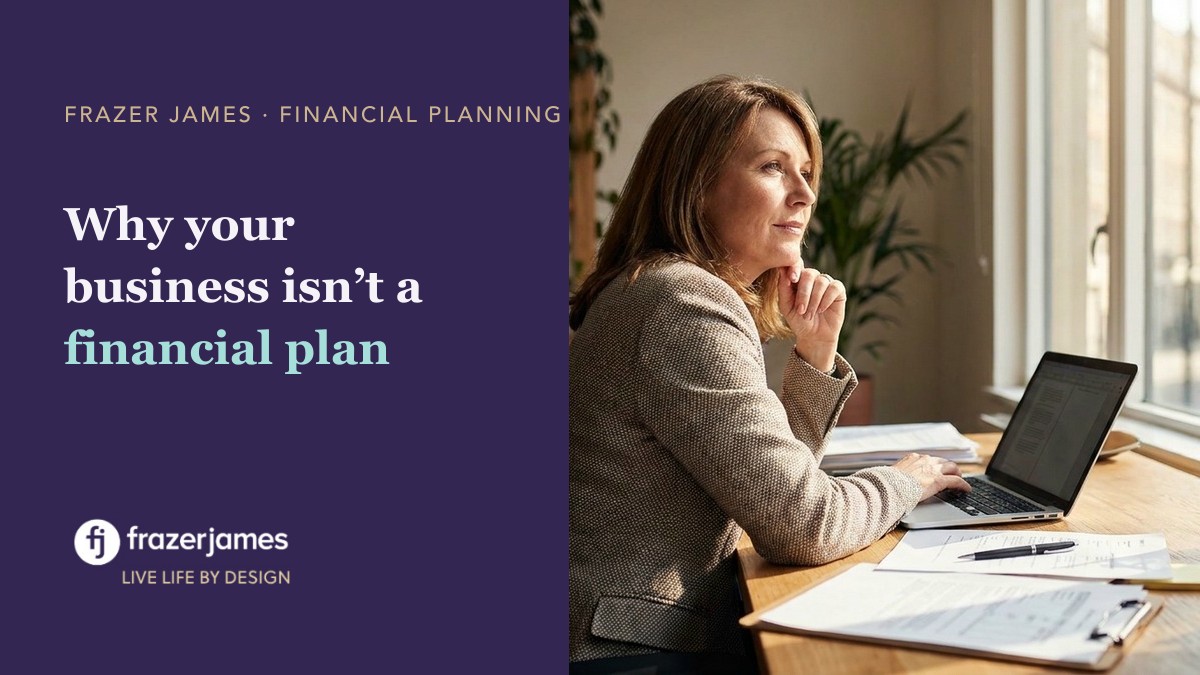 Why your business isn't a financial plan. Frazer James